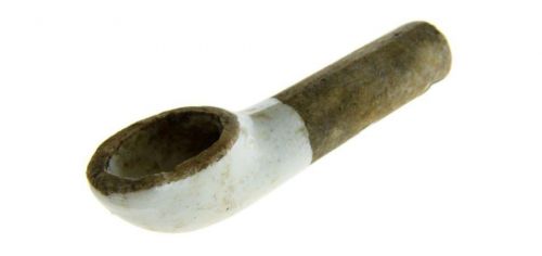 Трубка курительная в.п. ХVIII – п.п. ХIХ вв. Фарфор, эмаль, формовка
