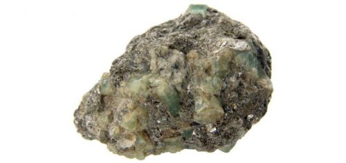 Минерал. Берилл (кристаллы в породе (1)